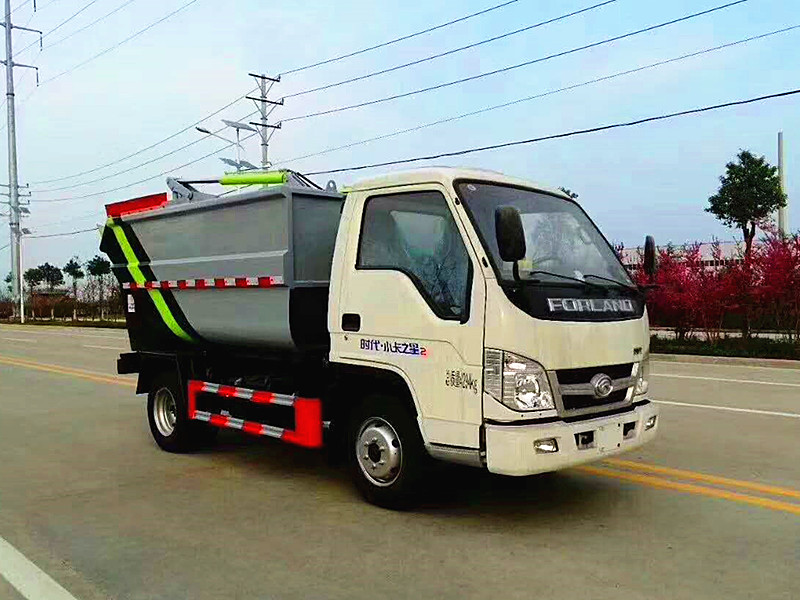 福田無(wú)泄漏壓縮式垃圾車